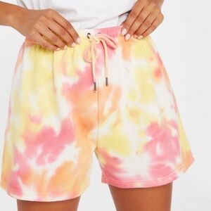 NWT Volcom Truly Stoked Tie Dye Multi Drawstring Shorts